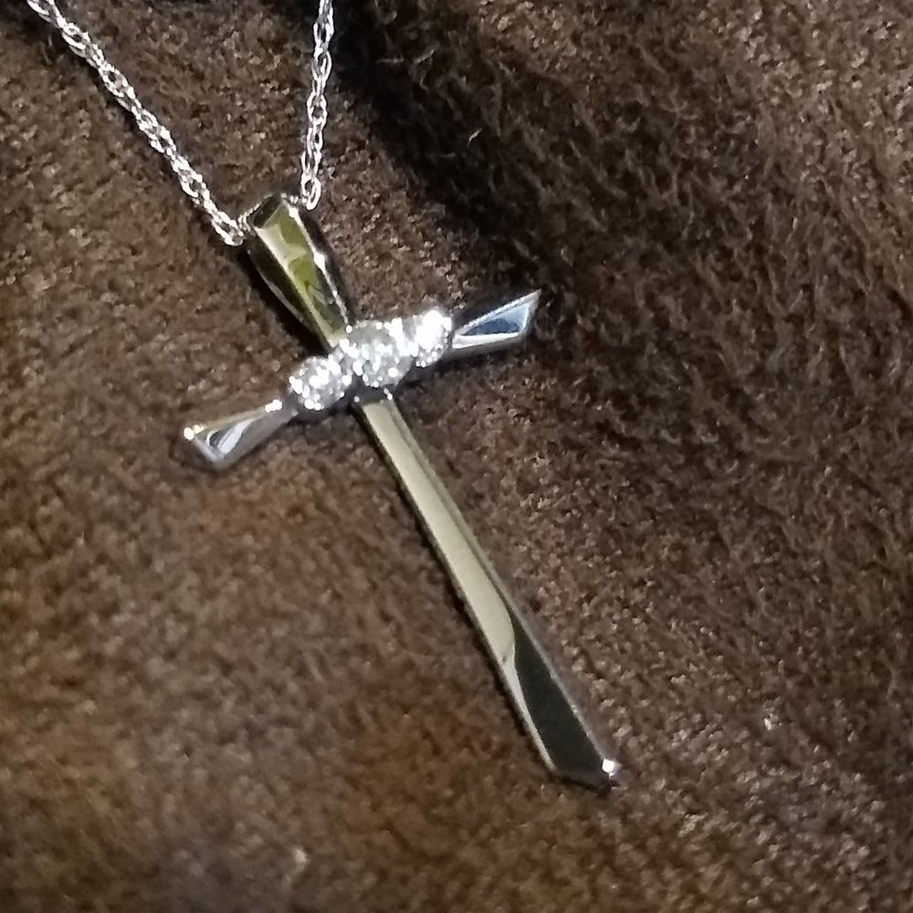 Silver Cross Necklace